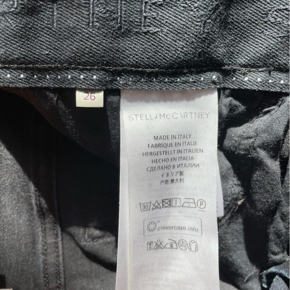 Stella McCartney Dark Blue Flared Jeans Size 4/26 - Picture 11 of 11